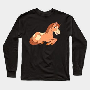 Foal Horse for Kids Long Sleeve T-Shirt